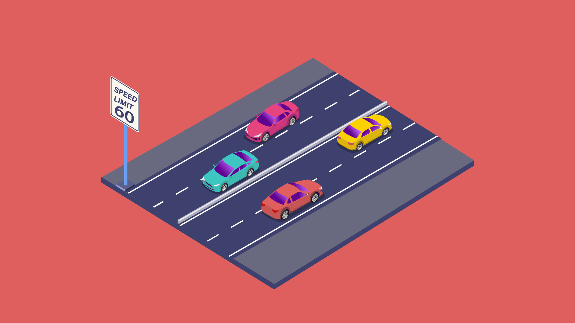 what's the national speed limit on a single carriageway road