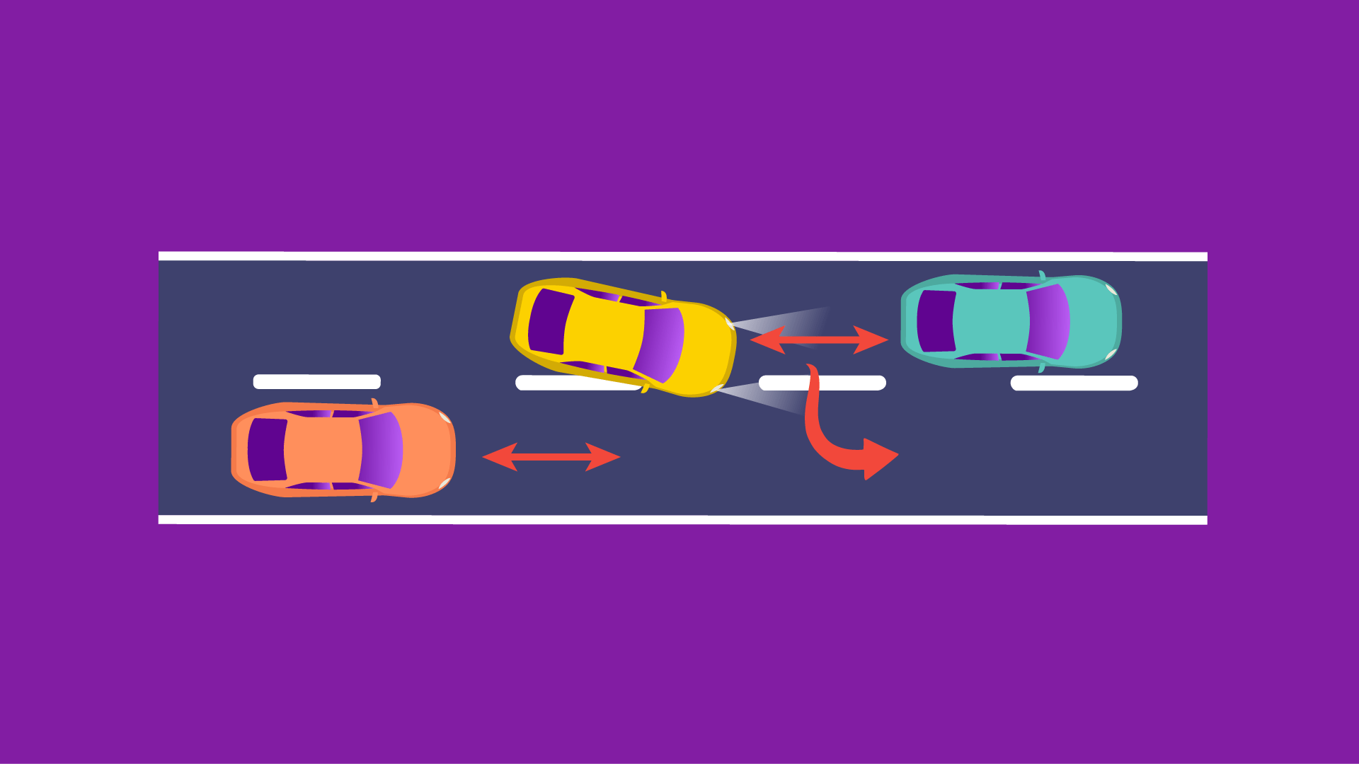 can you overtake on a one way street